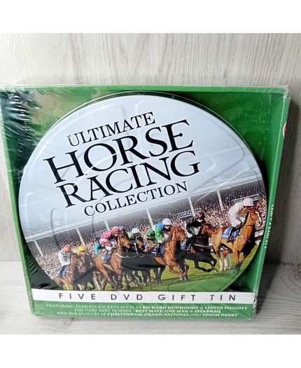 Ultimate Horse Racing Collection 5 Dvd Gift Tin Set - New Sealed
