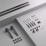 6FT Sliding Barn Door Hardware Kit Image 5