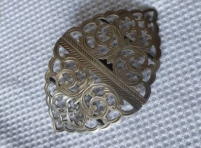 Antique vintage sterling silver buckle