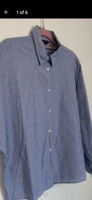 Massimo Dutti cotton chambray shirt