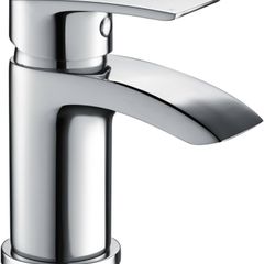 Hapilife Stunning Waterfall Bathroom Sink Monoblock Mixer Faucet Chrome
