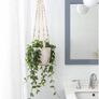 2 Pcs Macrame Plant Hangers Indoor Hanging Planter Basket Flower Pot Holder Jute Rope with Beads No Tassels, 89cm Image 3