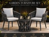 Luxury Rope Design Garden Furniture Set