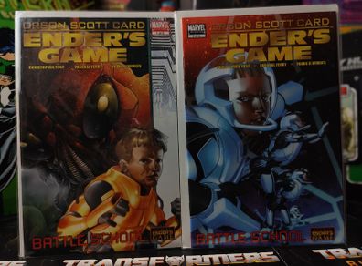 Ender's Game: Battle School ! First 2 Issues ! Orson Scott Card ! Sci-Fi Comic ! 2008 ! by Marvel !