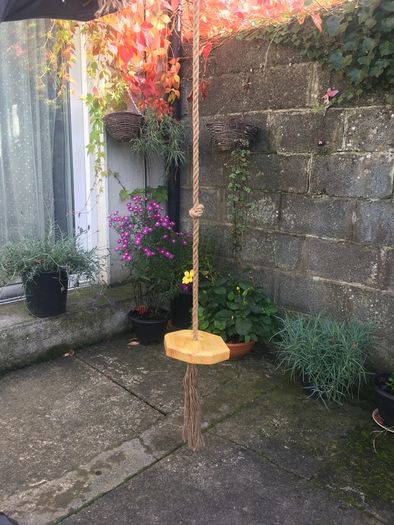 Kids swing, wooden indoor swing, handmade tree swing, children gift idea