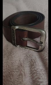 Vintage Pepe Jeans London Leather Belt  Made in Italy  Size 84