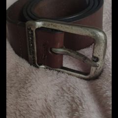 Vintage Pepe Jeans London Leather Belt  Made in Italy  Size 84