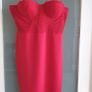 Cari's Closet Red bustier style dress Sz 14 (Fit 14-16UK) - Bnwt Image 2