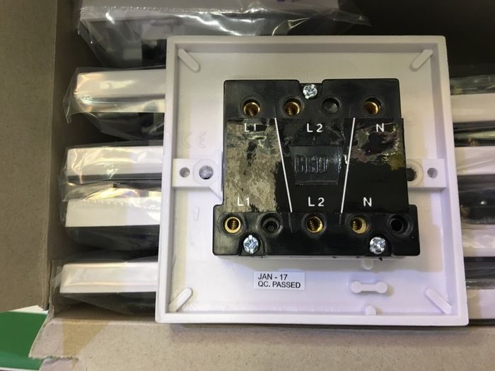 Fan Isolater Switches White