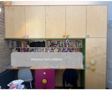 Multipurpose children's desk and storage