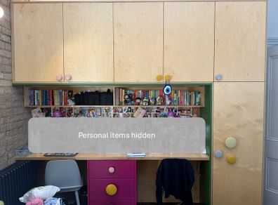 Multipurpose children's desk and storage