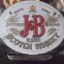 a vintage pub mirror J.AND B .rare scoth whiskey est 1749 Image 2