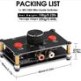 Nobsound Little Bear MC1022 Mini 2(1)-IN-1(2)-OUT RCA Stereo Audio Switcher Passive Selector Splitter Box (Black (RCA Version)) Image 5