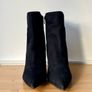 Dune Odell black suede heeled boots, 8/41 Image 8