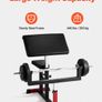 Preacher Curl Bench  Adjustable Barbell & Dumbbell Biceps Training Station 200kg Image 2