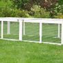 Carrot Rabbit Hutch Outdoor Run for Small Animal Enclosure and Rabbit Enclosure 180 x 90 cm Grey / White (FREE POSTAGE) Image 2