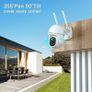CCTV Camera Outdoor HD 4K 1080p PTZ IP Dome CCTV Surveillance WIFI Cameras Image 3