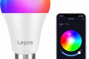 Colour Changing Light Bulb B22, Bluetooth APP Control LED Bulbs Bayonet, Dimmable RGB and White Light, Mood Light