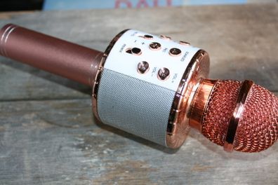 WS-858 Wireless Bluetooth Microphone Handheld Karaoke Stereo Mic Speaker Party