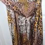 Quiz Animal Print Satin Dress Size Uk 22 Nwt Image 6
