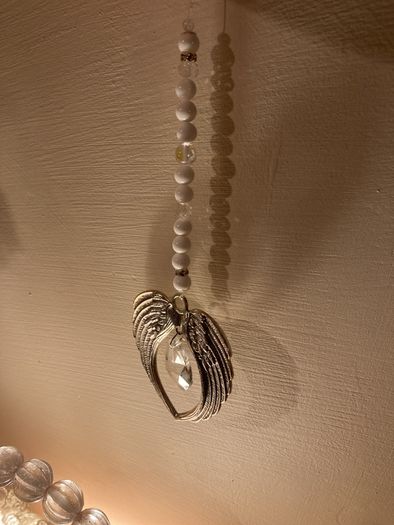 Beautiful Handmade Angel Wings Crystal Decoration