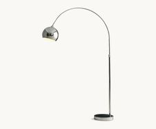 Mirror Chrome Arc Floor Lamp