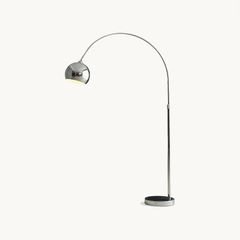 Mirror Chrome Arc Floor Lamp