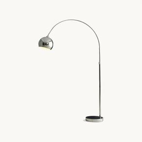 Mirror Chrome Arc Floor Lamp