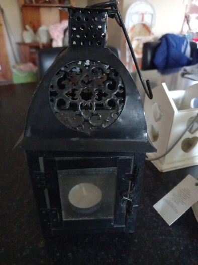Candle holders and lantern