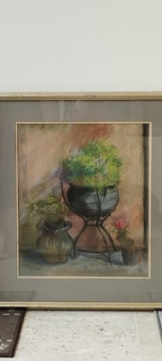 Cauldron and flowers print
