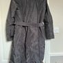 Grey long padded coat Image 2