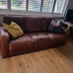 FREE leather 3 and 2 seater