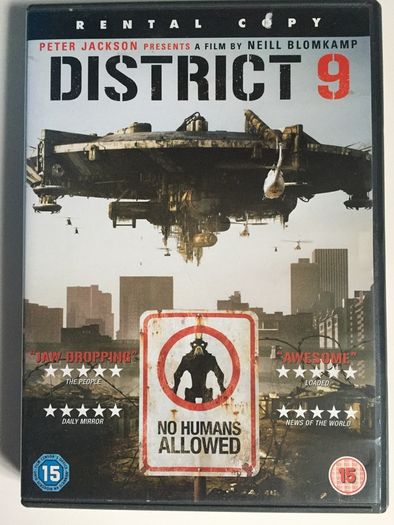 District 9 [2009] Sharlto Copley, Jason Cope & David James [Movie DVD]