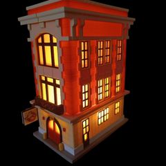Ghostbusters Firehouse Lamp