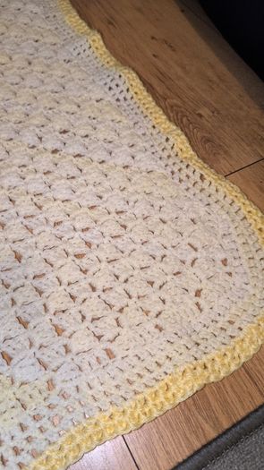 Handmade Lemon Blanket and Hat.