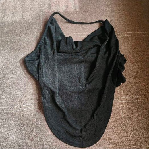 Brand New Draped Front Backless Halter Top, size 10