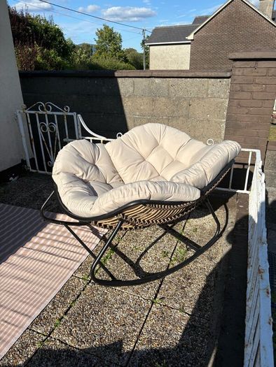 Large garden rocking chair