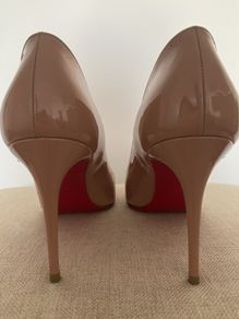 Never worn Christian Louboutin. Blush-Nude. UK 7.