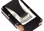 RFID Blocking Money Clip Aluminum V-Shape Card Case Slim Wallet