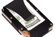 RFID Blocking Money Clip Aluminum V-Shape Card Case Slim Wallet