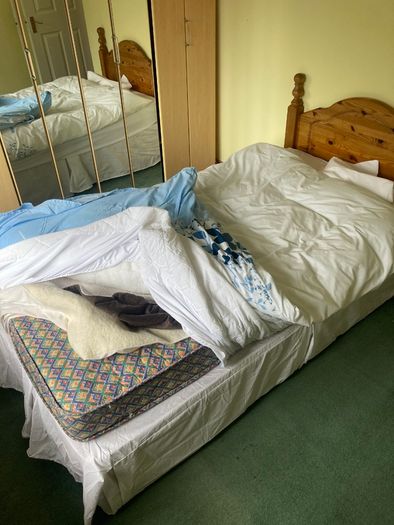 Single Bed with Headboard.
