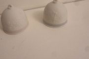A pair of vintage lladro christmas bells in mint condition