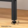 Slim Console Table with Storage, Narrow Console Table for Hallway, Industrial Hallway Table, Slim Sofa Table for Living Room, Bedroom, Rustic Brown and Black Image 5