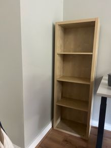 Wooden bookshelf bookcase