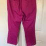 Cotton traders fuchsia trousers with elasticated waist (14) Image 4