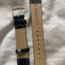 black genuine leather watch strap Image 3