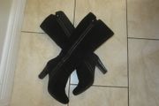 Bellissimo   talll black suede boots size 5