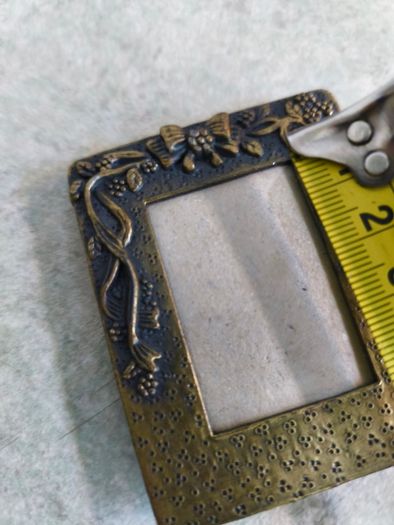 Set of 3 Ornate Black & Gold Small Photo Frame With  French bow , Largentiere, with the tagline ITALY STYLE.