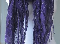 main image for ad Fashion Purple Elasticated Scarf Scarves Shawl