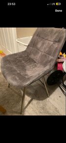 dining chairs dark grey